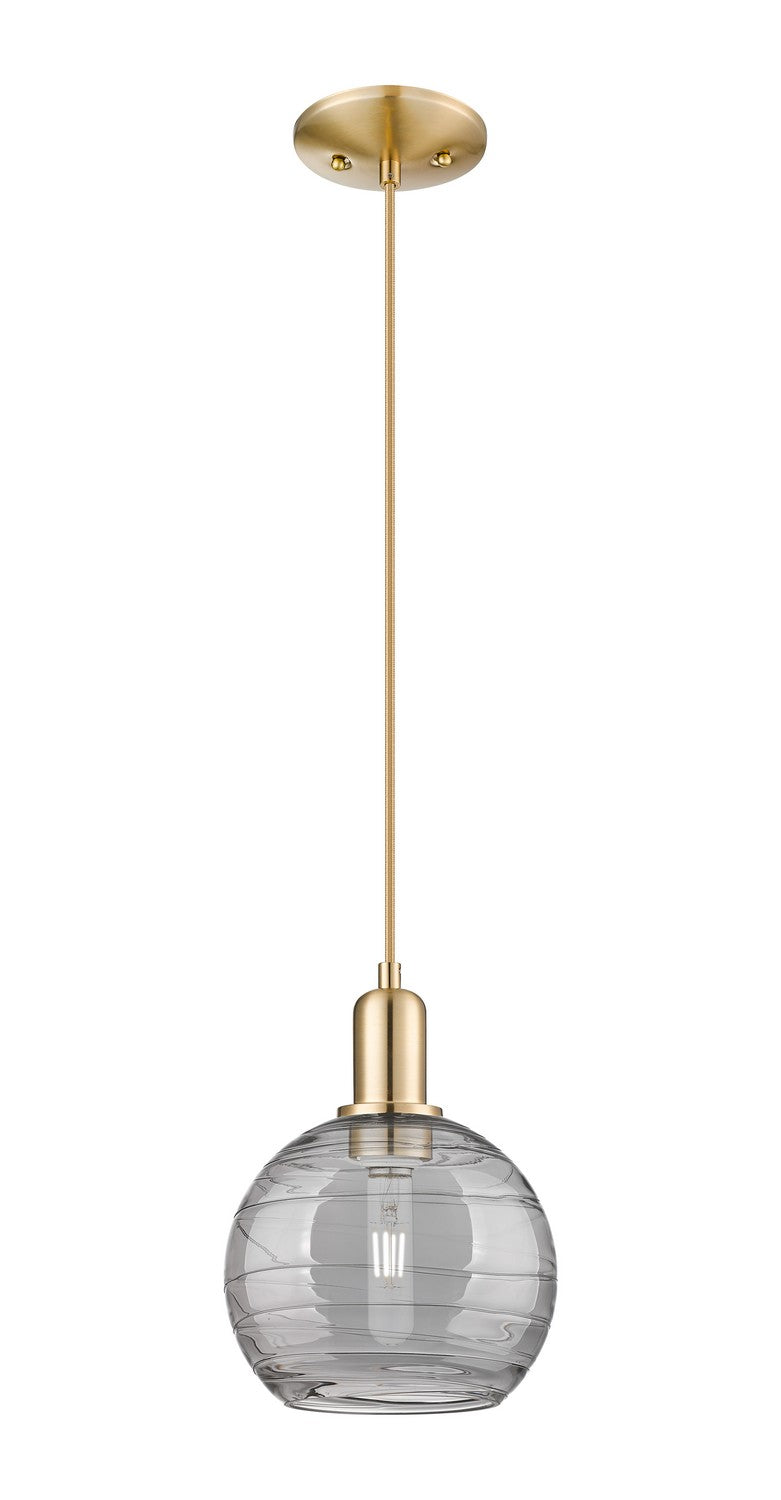 Innovations 716-1P-CB-G1213-8CL One Light Mini Pendant, Champagne Bronze
