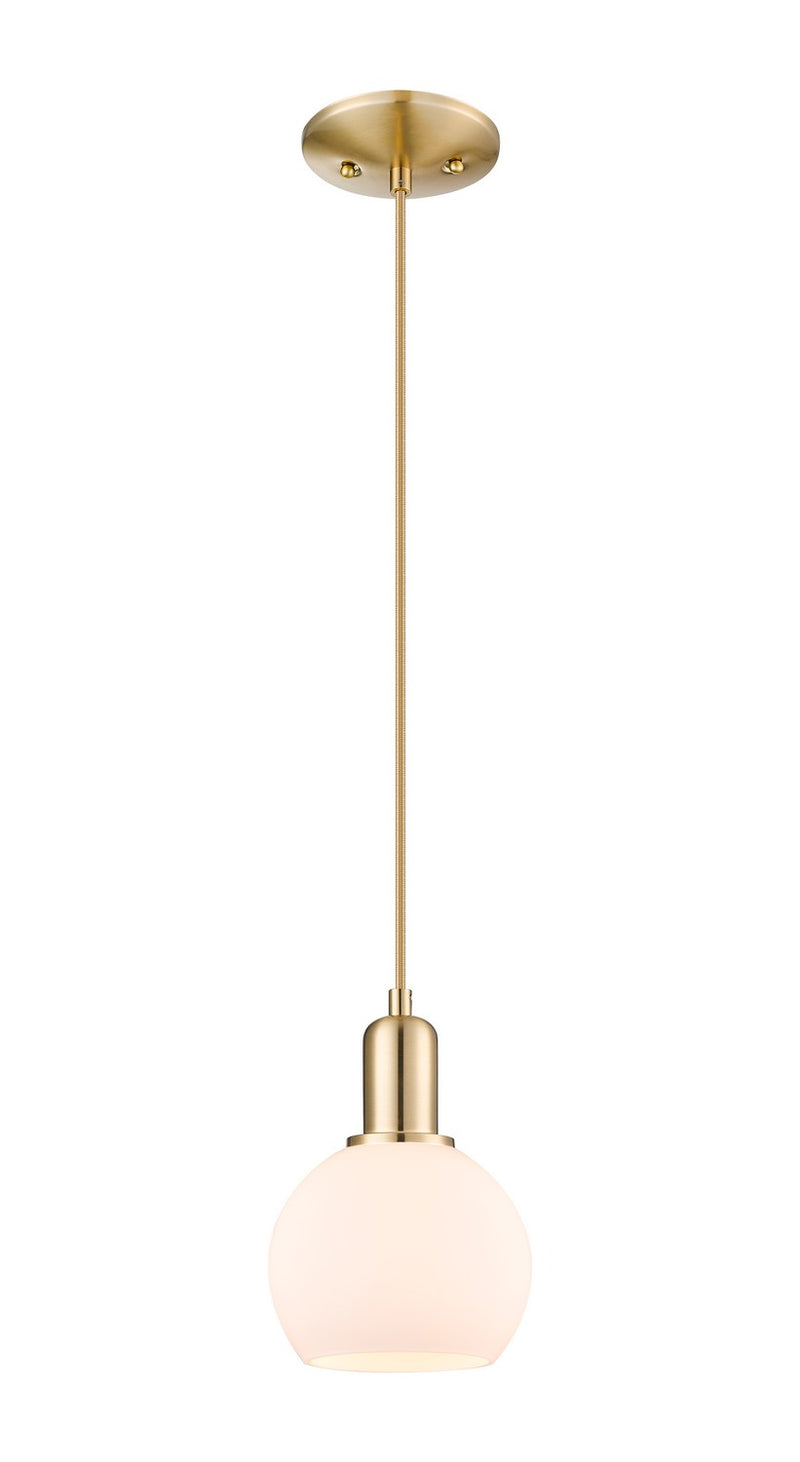 Innovations 716-1P-CB-G121-6 One Light Mini Pendant, Champagne Bronze