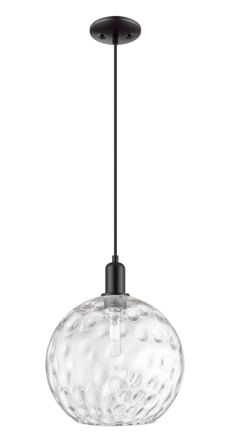 Innovations 716-1P-BK-G1215-12 One Light Mini Pendant, Matte Black