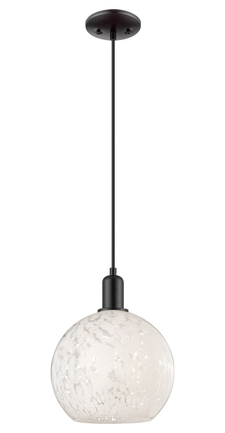 Innovations 716-1P-BK-G1216-10WM One Light Mini Pendant, Matte Black