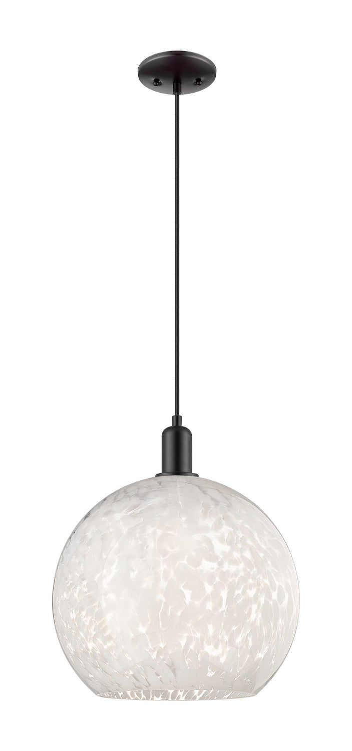 Innovations 716-1P-BK-G1216-14WM One Light Mini Pendant, Matte Black