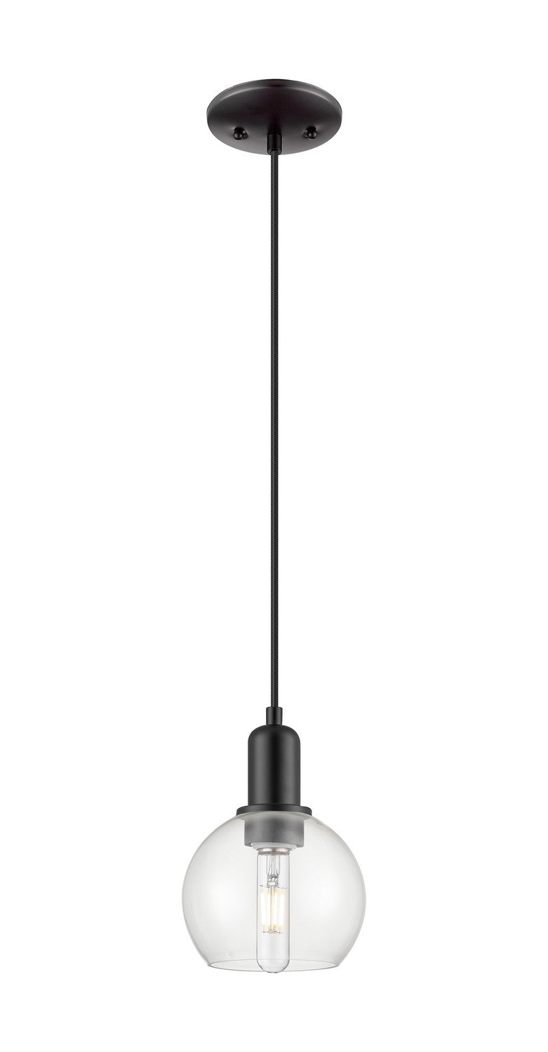 Innovations 716-1P-BK-G122-6 One Light Mini Pendant, Matte Black