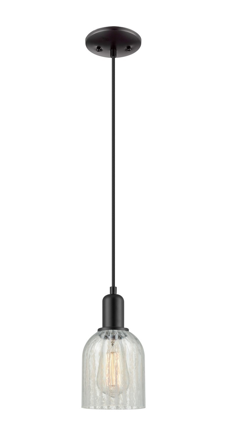 Innovations 716-1P-BK-G2511 One Light Mini Pendant, Matte Black