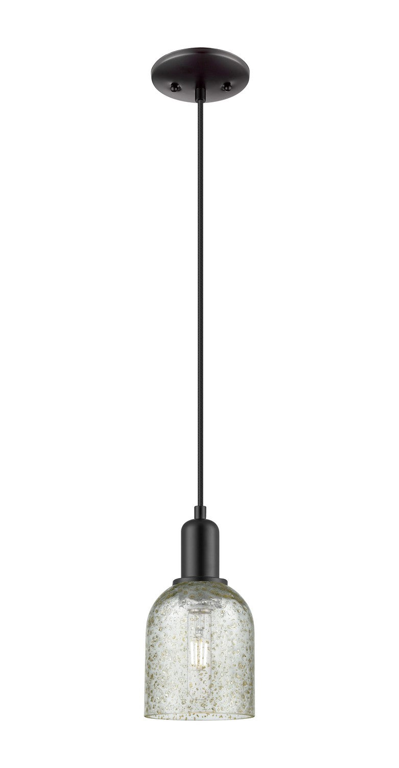 Innovations 716-1P-BK-G259 One Light Mini Pendant, Matte Black