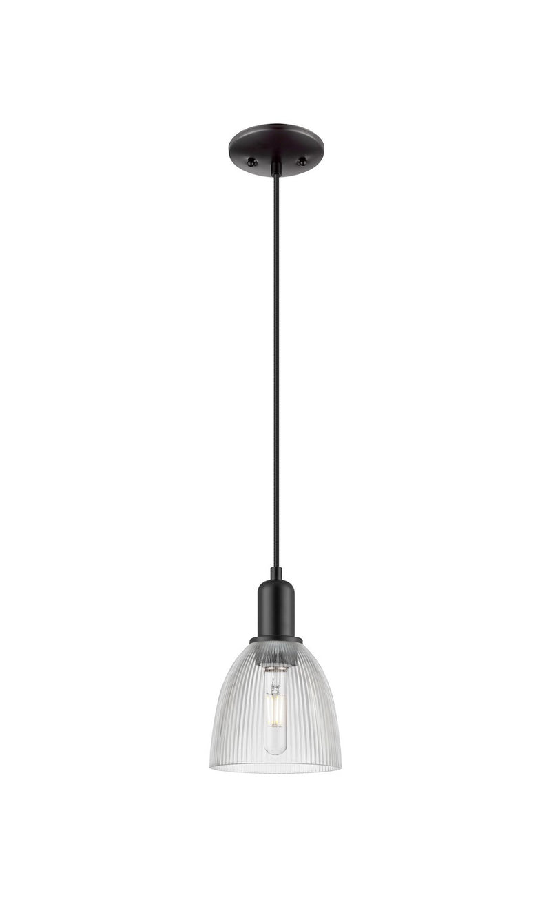 Innovations 716-1P-BK-G382 One Light Mini Pendant, Matte Black