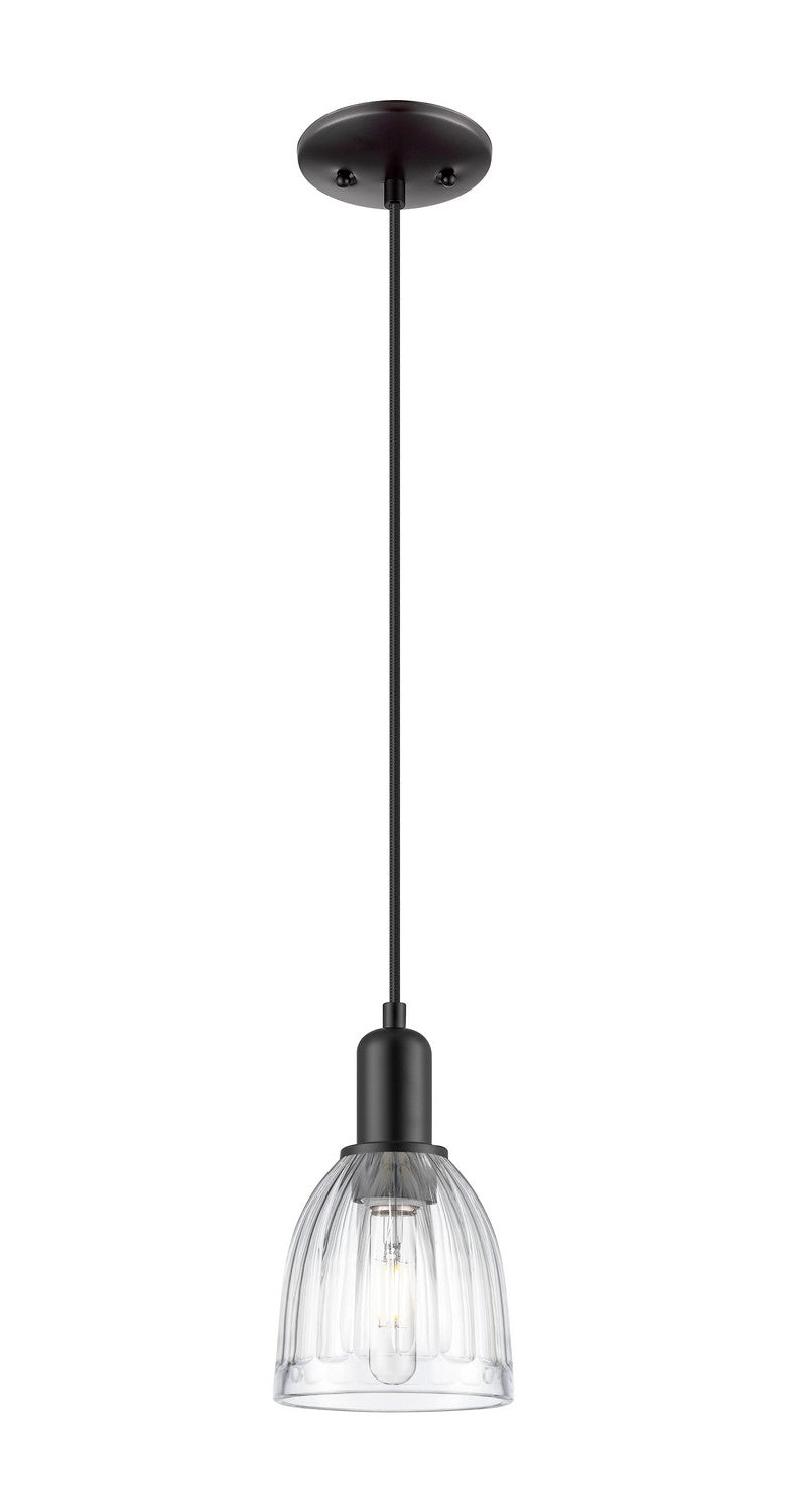 Innovations 716-1P-BK-G442 One Light Mini Pendant, Matte Black