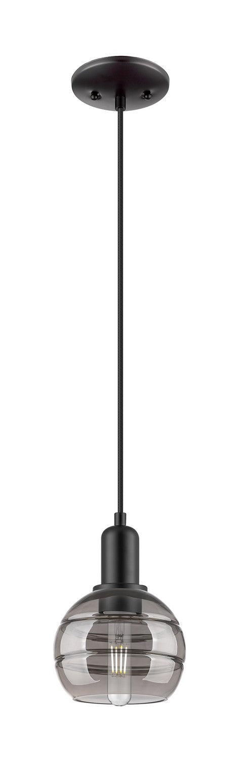 Innovations 716-1P-BK-G556-6SM One Light Mini Pendant, Matte Black