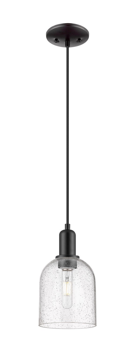 Innovations 716-1P-BK-G558-6SDY One Light Mini Pendant, Matte Black