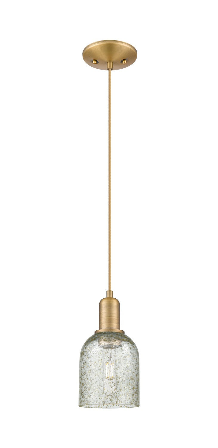Innovations 716-1P-BB-G257 One Light Mini Pendant, Brushed Brass