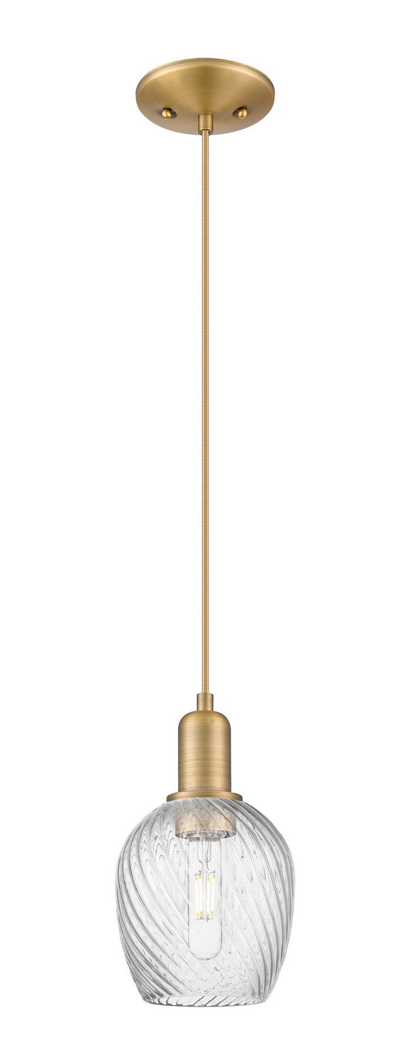 Innovations 716-1P-BB-G292 One Light Mini Pendant, Brushed Brass