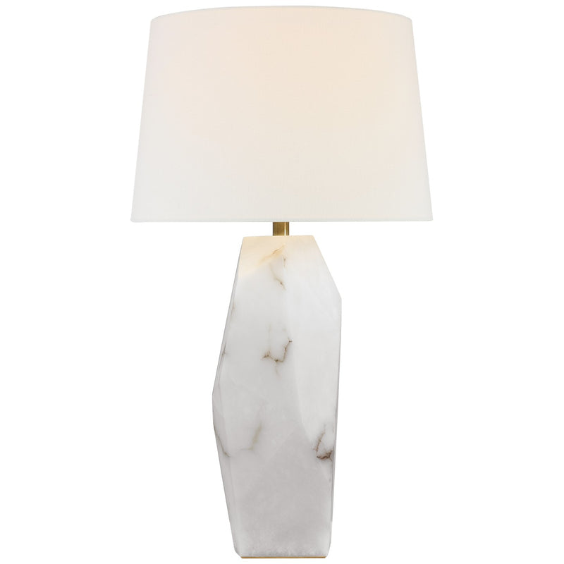 Visual Comfort Signature AMB 3091ALB-L LED Table Lamp, Alabaster