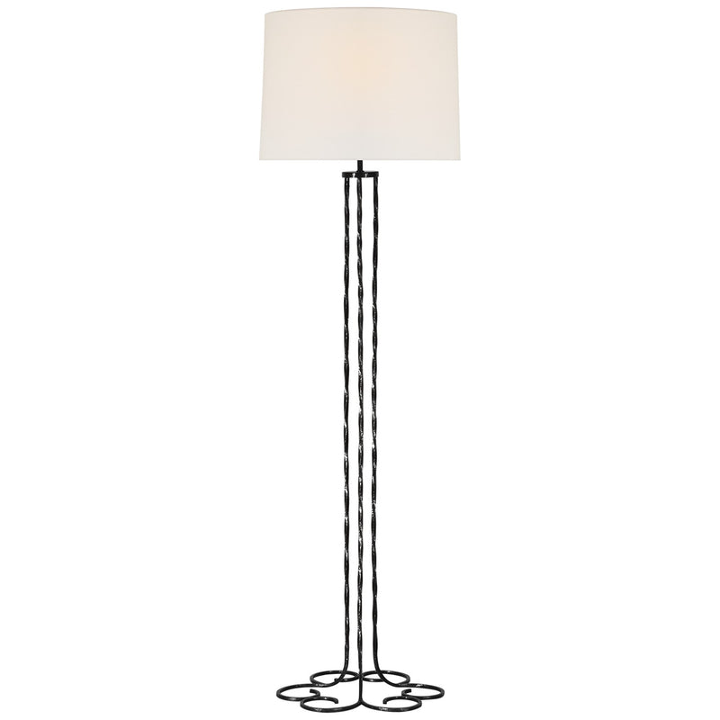 Visual Comfort Signature ARN 1020AI-L LED Floor Lamp, Aged Iron