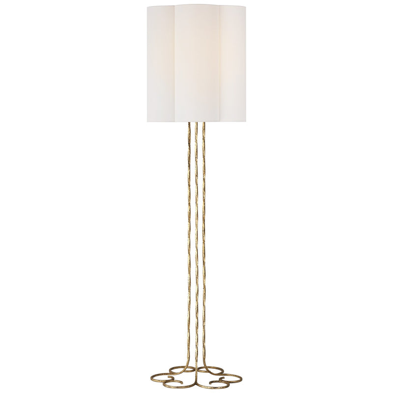 Visual Comfort Signature ARN 1020GI-LS LED Floor Lamp, Gilded Iron
