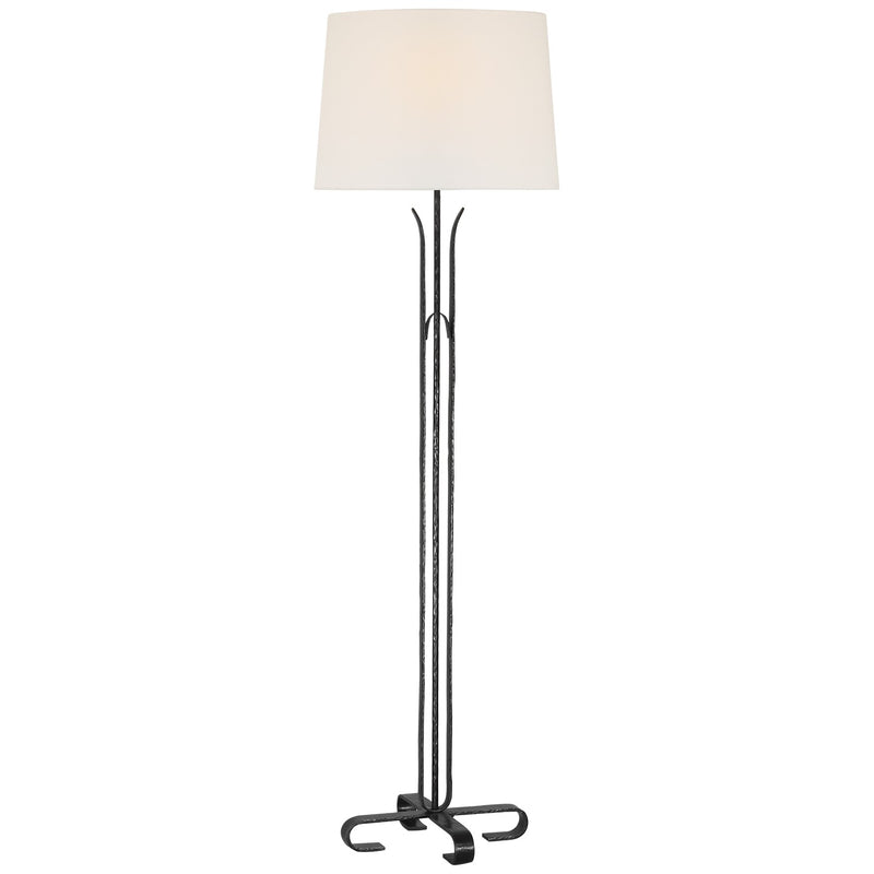 Visual Comfort Signature ARN 1030AI-L LED Floor Lamp, Aged Iron
