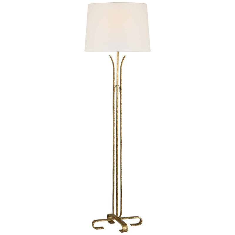 Visual Comfort Signature ARN 1030GI-L LED Floor Lamp, Gilded Iron