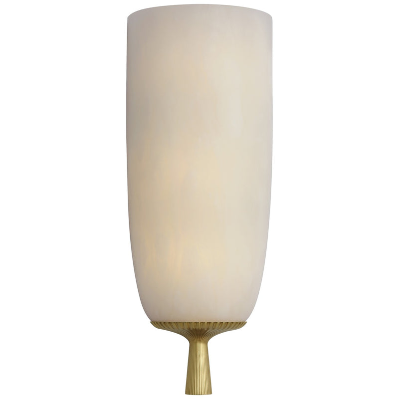 Visual Comfort Signature ARN 2415HAB-ALB LED Wall Sconce, Hand-Rubbed Antique Brass