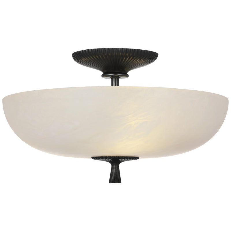 Visual Comfort Signature ARN 4415BZ-ALB LED Semi-Flush Mount, Bronze