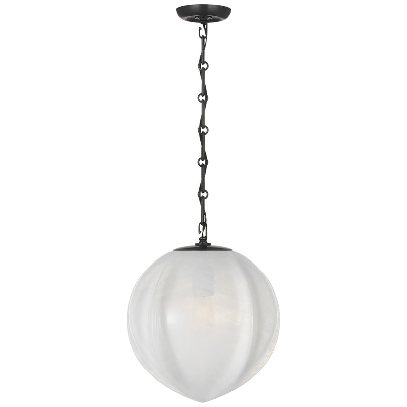 Visual Comfort Signature ARN 5025BZ-WSG LED Pendant, Bronze