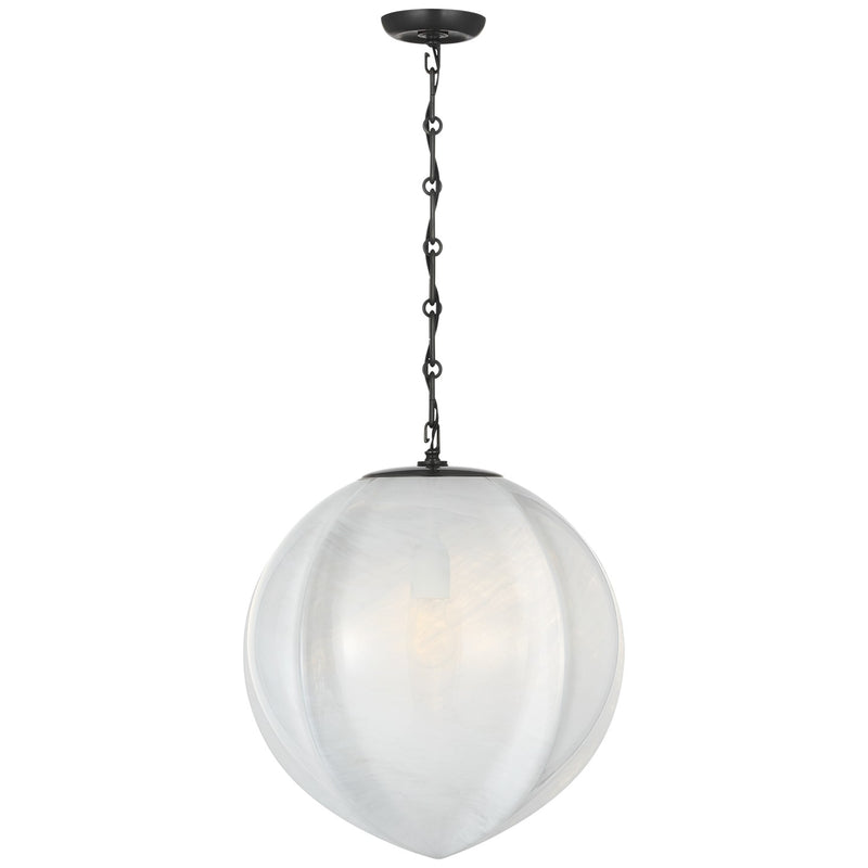 Visual Comfort Signature ARN 5026BZ-WSG LED Pendant, Bronze