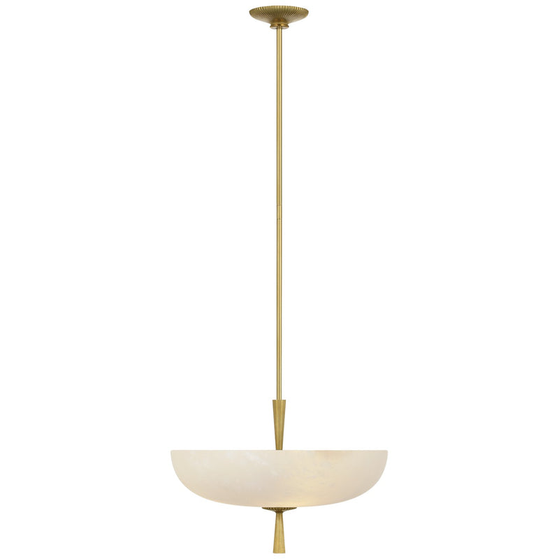 Visual Comfort Signature ARN 5415HAB-ALB LED Pendant, Hand-Rubbed Antique Brass