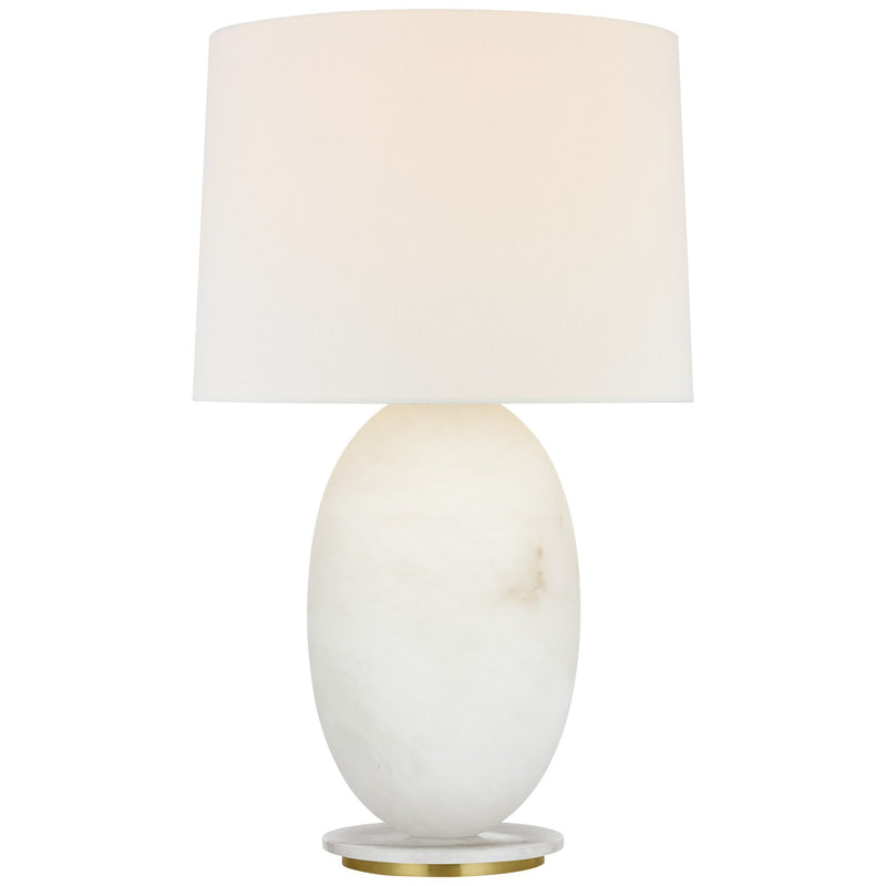 Visual Comfort Signature BBL 3910ALB-L-CL LED Table Lamp, Alabaster