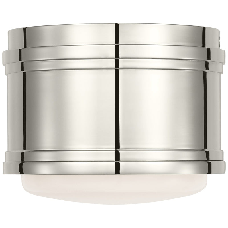 Visual Comfort Signature CHC 4061PN-WG LED Flush Mount, Polished Nickel