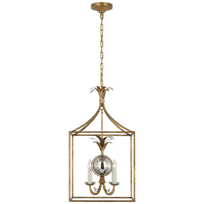 Visual Comfort Signature CHC 5187GI LED Lantern, Gilded Iron