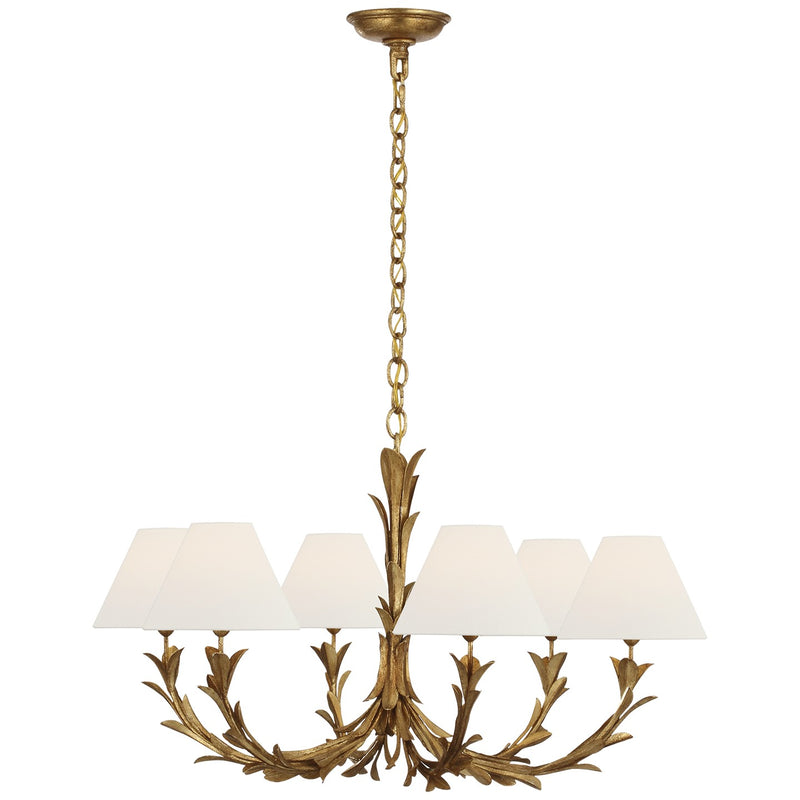 Visual Comfort Signature CHC 5381FRG-L LED Chandelier, French Gild