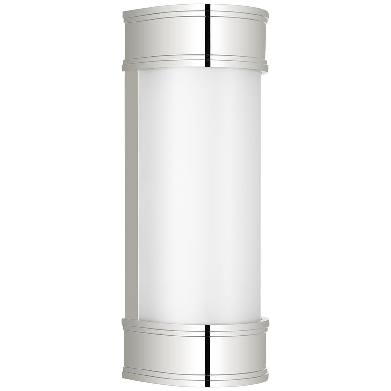 Visual Comfort Signature CHD 2062PN-WG LED Bath Sconce, Polished Nickel