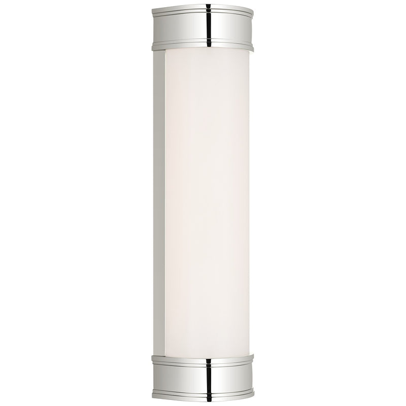 Visual Comfort Signature CHD 2063PN-WG LED Bath Sconce, Polished Nickel