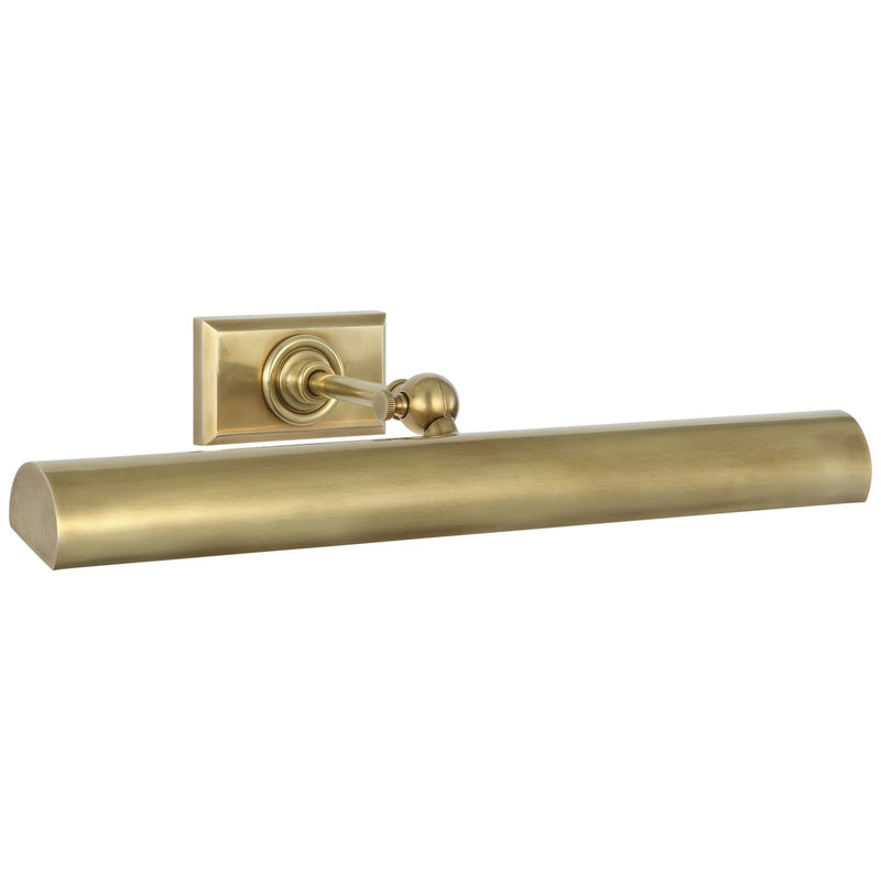 Visual Comfort Signature CHD 2702AB-CL LED Picture Light, Antique-Burnished Brass