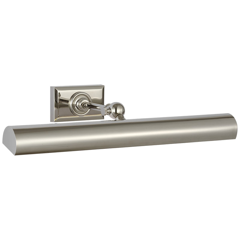 Visual Comfort Signature CHD 2702PN-CL LED Picture Light, Polished Nickel