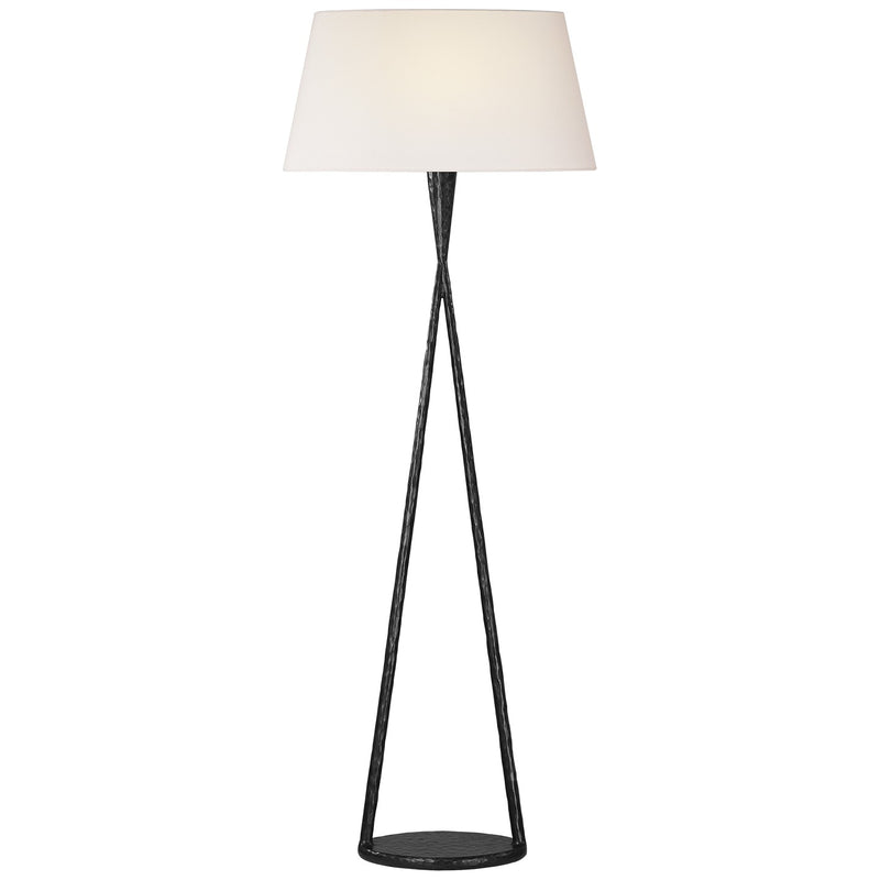 Visual Comfort Signature IKF 1406AI-L LED Floor Lamp, Aged Iron