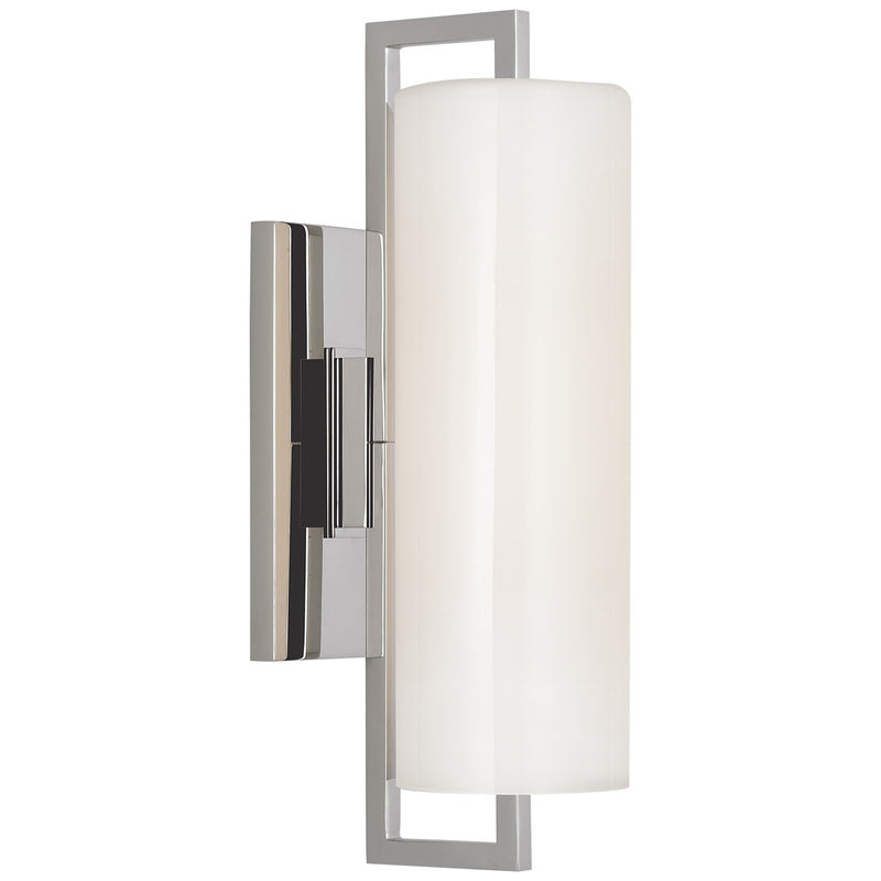 Visual Comfort Signature IKF 2520PN-WG LED Bath Sconce, Polished Nickel
