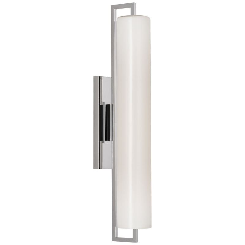 Visual Comfort Signature IKF 2522PN-WG LED Bath Sconce, Polished Nickel