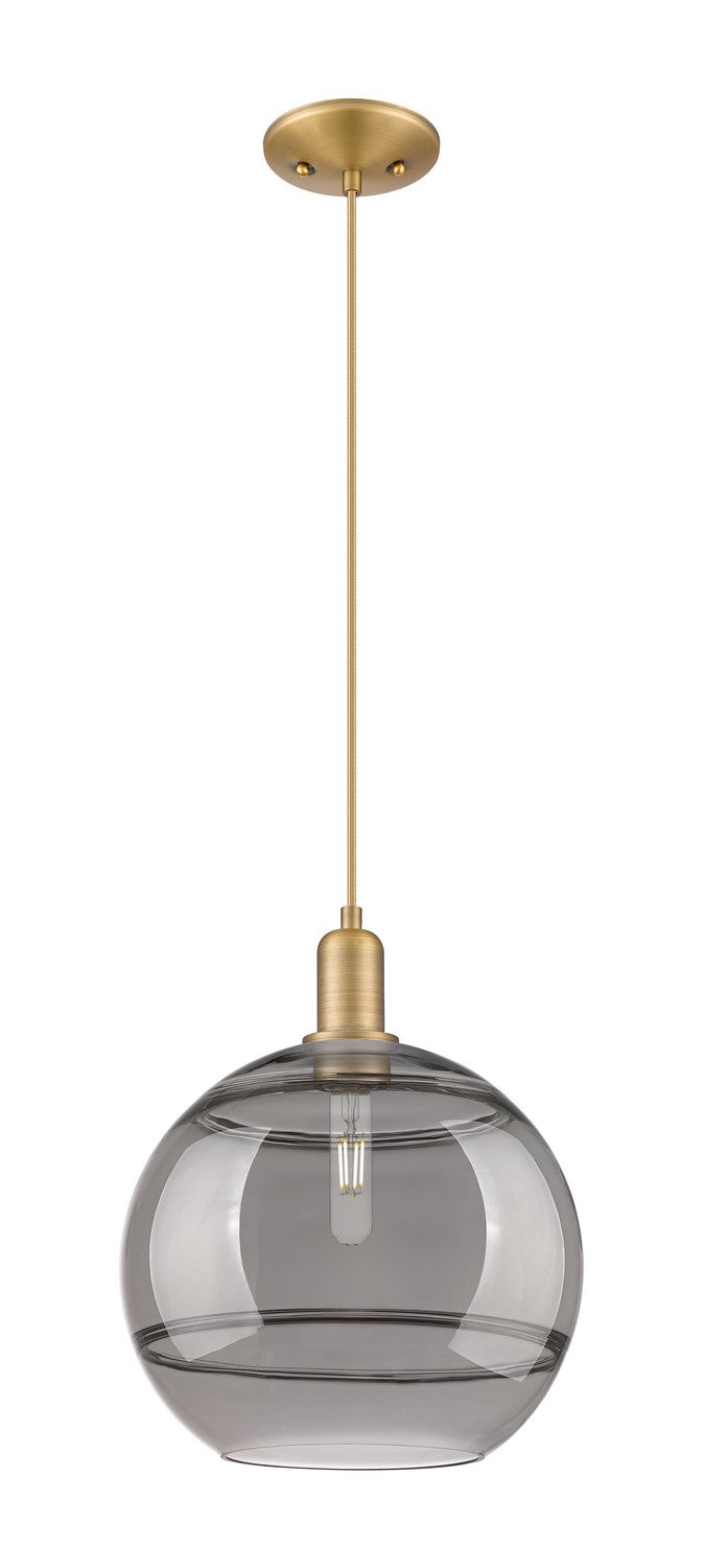 Innovations 716-1P-BB-G556-12SM One Light Mini Pendant, Brushed Brass