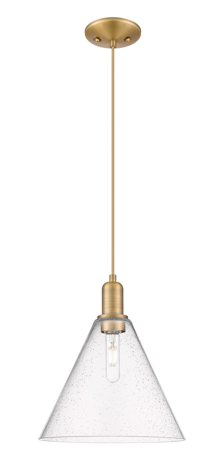 Innovations 716-1P-BB-GBC-124 One Light Mini Pendant, Brushed Brass