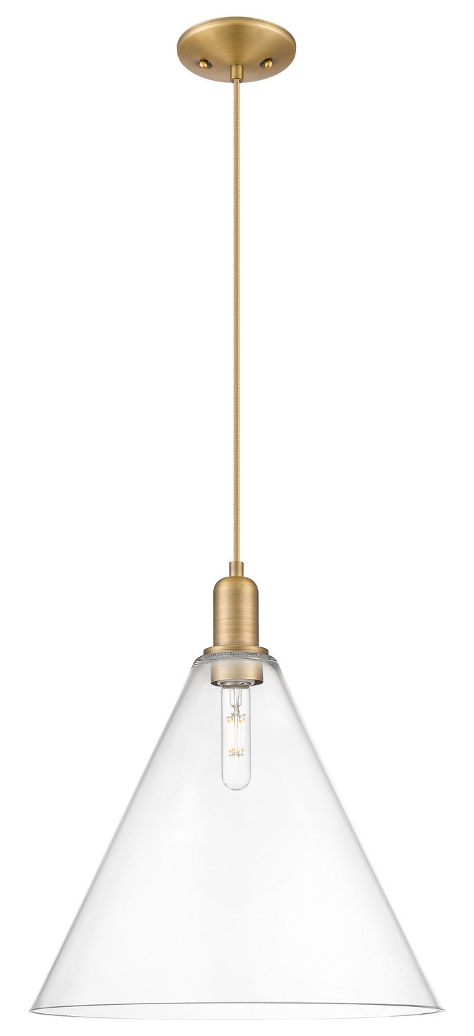 Innovations 716-1P-BB-GBC-162 One Light Mini Pendant, Brushed Brass
