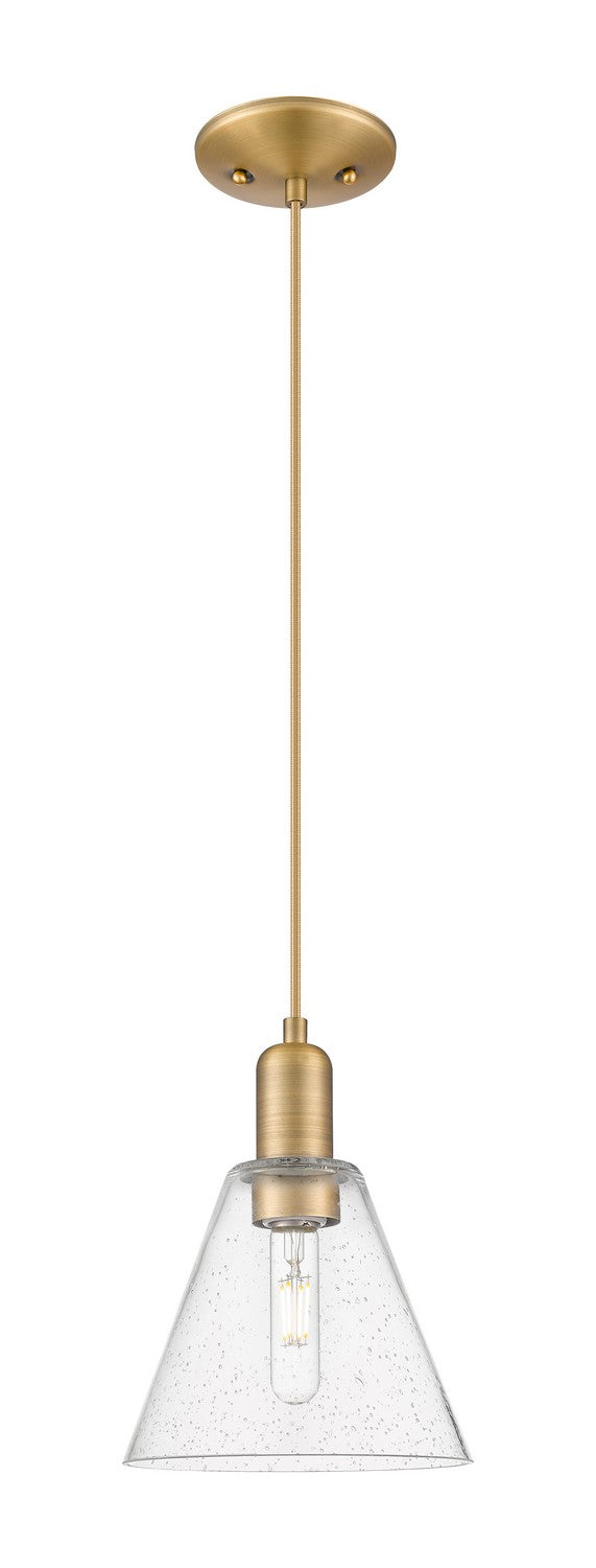 Innovations 716-1P-BB-GBC-84 One Light Mini Pendant, Brushed Brass