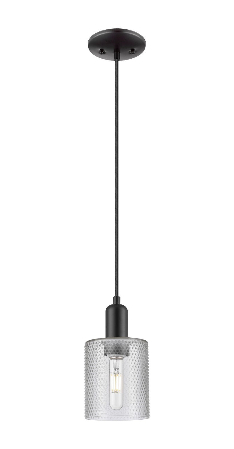 Innovations 716-1P-BK-G112 One Light Mini Pendant, Matte Black