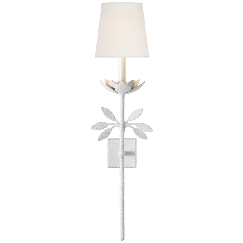 Visual Comfort Signature JN 2161PW-L LED Wall Sconce, Plaster White