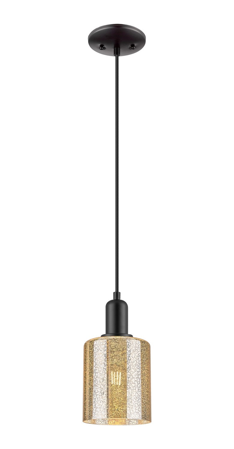 Innovations 716-1P-BK-G116 One Light Mini Pendant, Matte Black