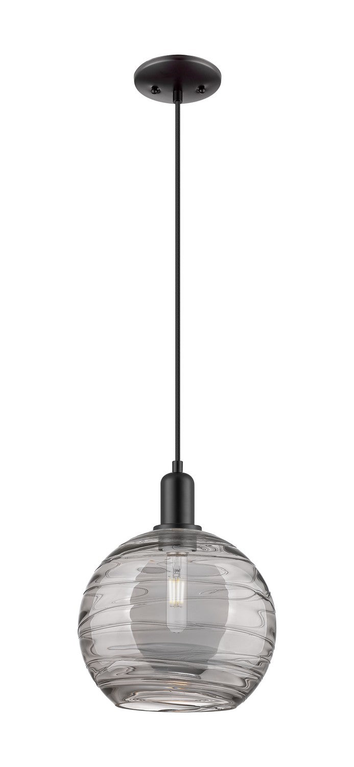 Innovations 716-1P-BK-G1213-10CL One Light Mini Pendant, Matte Black