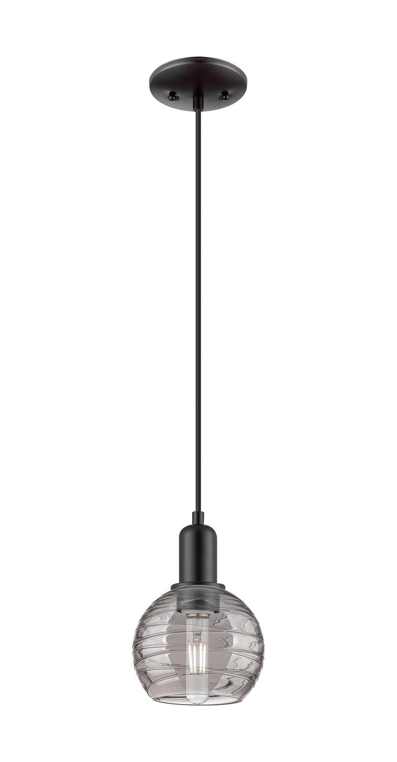 Innovations 716-1P-BK-G1213-6SM One Light Mini Pendant, Matte Black