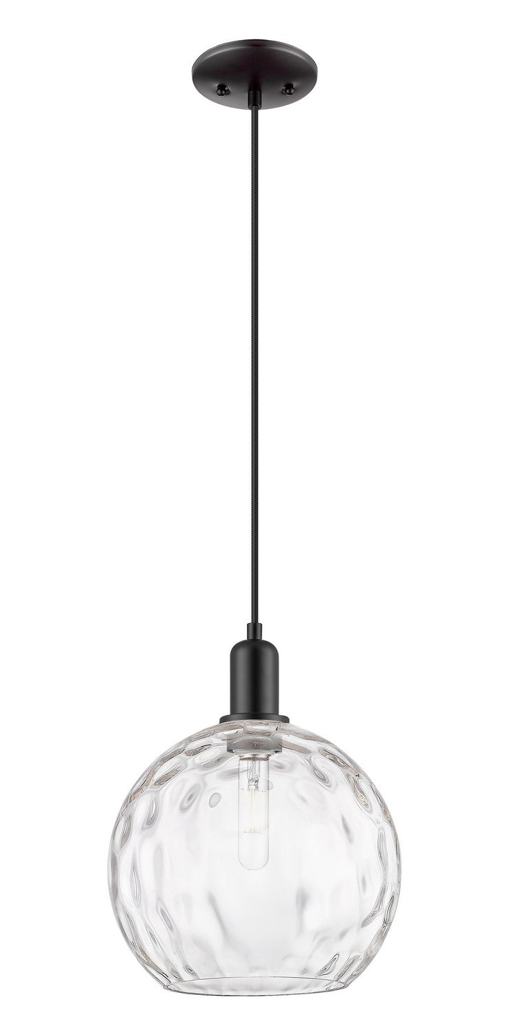 Innovations 716-1P-BK-G1215-10 One Light Mini Pendant, Matte Black