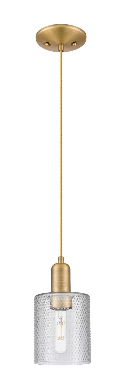 Innovations 716-1P-BB-G112 One Light Mini Pendant, Brushed Brass