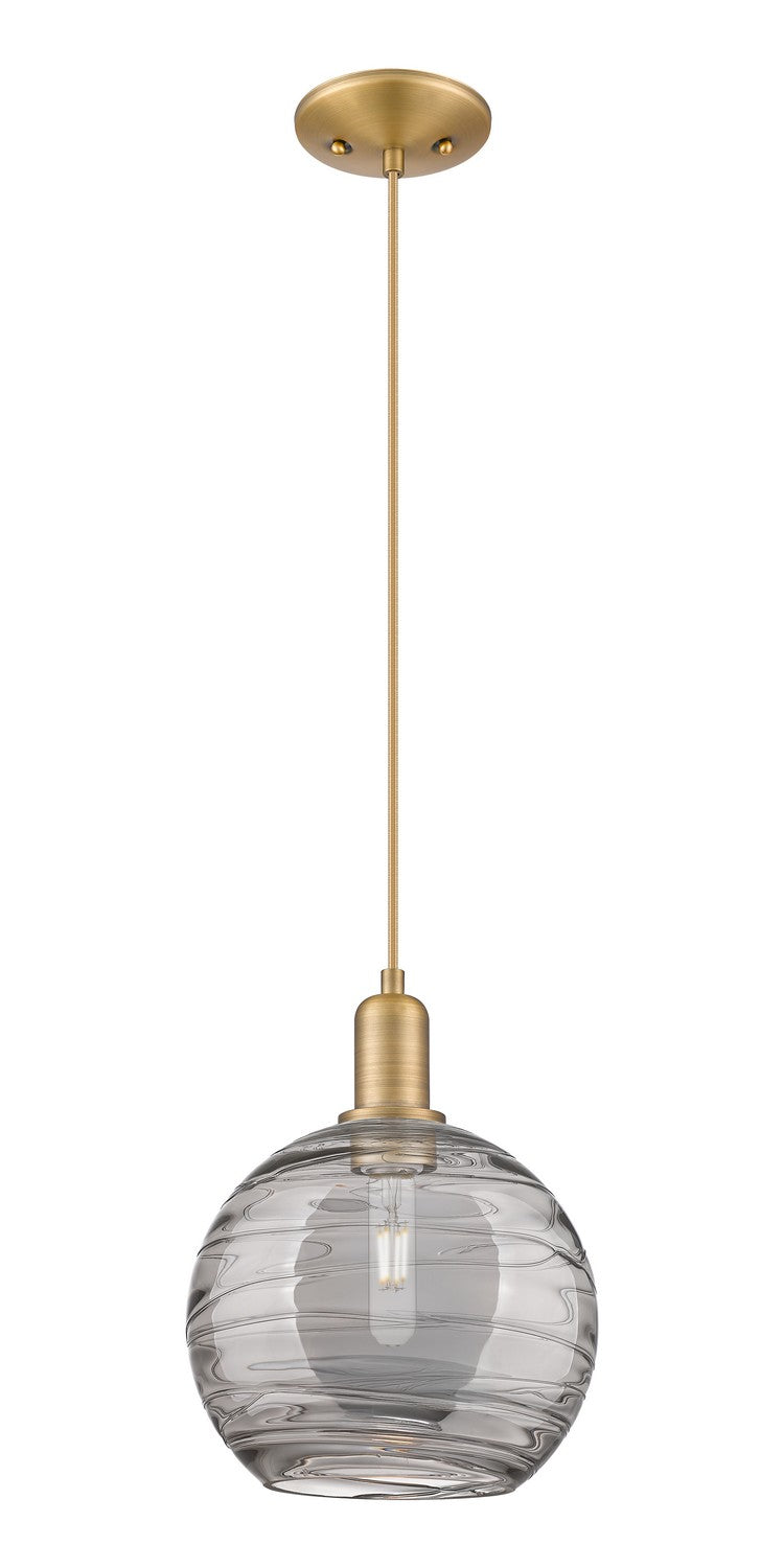 Innovations 716-1P-BB-G1213-10SM One Light Mini Pendant, Brushed Brass