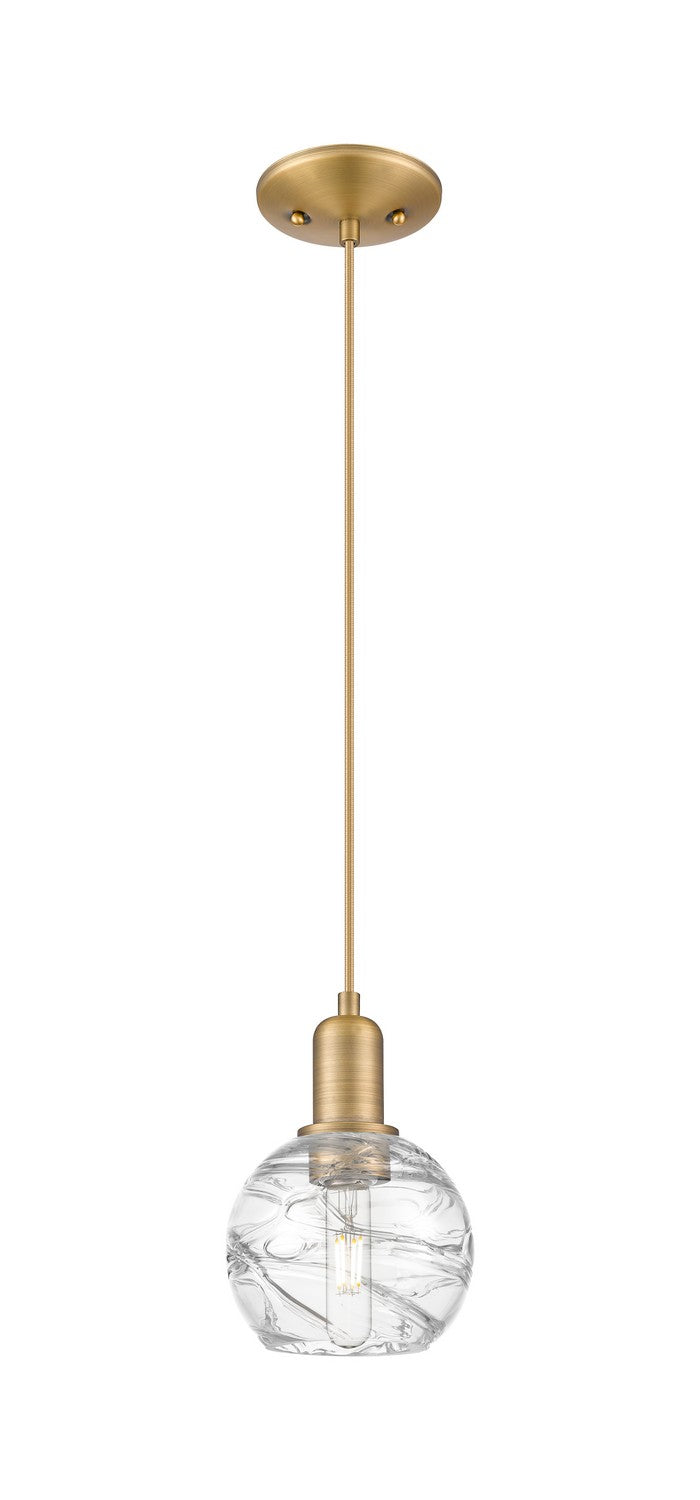 Innovations 716-1P-BB-G1213-6CL One Light Mini Pendant, Brushed Brass