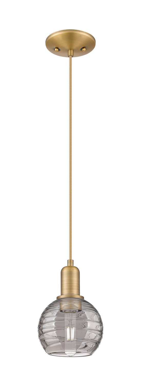 Innovations 716-1P-BB-G1213-6SM One Light Mini Pendant, Brushed Brass