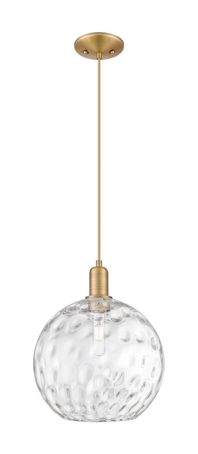 Innovations 716-1P-BB-G1215-12 One Light Mini Pendant, Brushed Brass